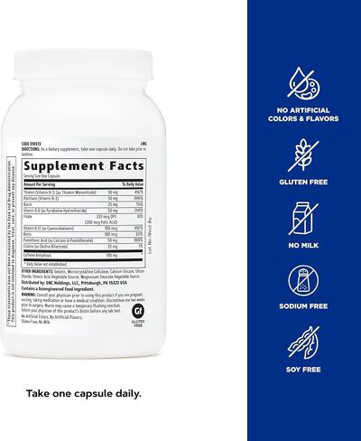 GNC B-Complex + Energy - 120 Capsules in Kuwait