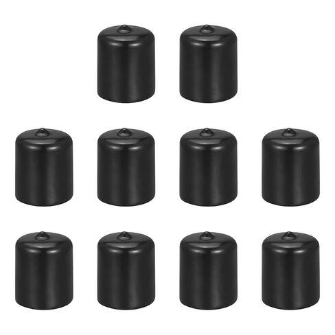 DMiotech 10 Pack 1" ID Red Screw Thread Protectors Rubber End Caps Bolt Covers for Screw Bolt Furniture Pipe in Kuwait