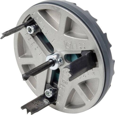 wolfcraft Adjustable Hole Saw, Ø 45-130 mm I 5978000 I for Sawing Various diameters During refurbishment and Interior Works in Kuwait