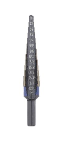 Irwin Tools Unibit #20 9/16-Inch to 1-Inch Step-Drill Bit, 1/2-Inch Shank (10220) in Kuwait