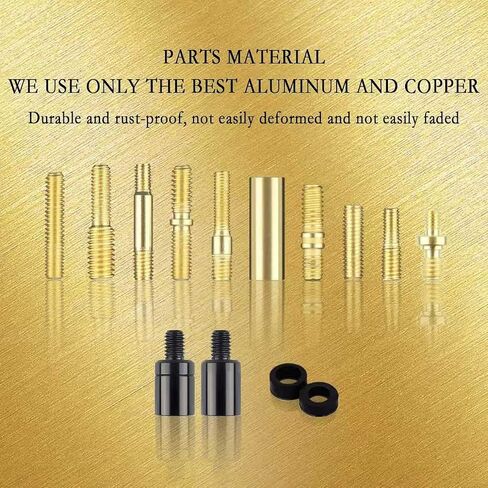 12PCS Car Antenna Adapter,Sturdy and Durable Universal Antenna Adapter Kit Car Accessories Compatible with Toyota Chevrolet Cadillac Dodge Jeep Ford GMC Antennas in Kuwait