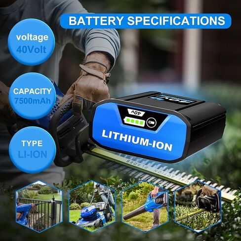 TenHutt 【3rd-Generation】 4.0Ah 40V Replace Battery for Kobalt 40V MAX 2540C-06 High Capacity Lithium-ion Battery KB440-03 KB2540C-06 KB640-03 KB240-06 for Cordless Power Tools in Kuwait