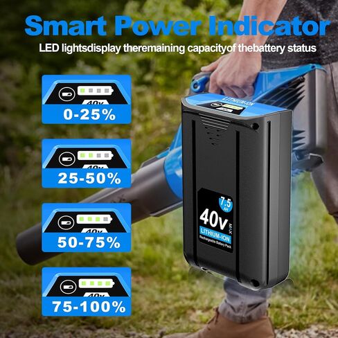 TenHutt 【3rd-Generation】 4.0Ah 40V Replace Battery for Kobalt 40V MAX 2540C-06 High Capacity Lithium-ion Battery KB440-03 KB2540C-06 KB640-03 KB240-06 for Cordless Power Tools in Kuwait