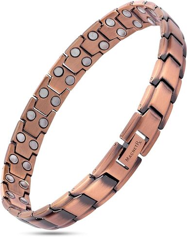 MagnetRX® Copper Magnetic Anklet for Men – Effective Magnetic Copper Anklets with 48 Magnets – Ultra Strength Copper Ankle Bracelet for Men in Kuwait