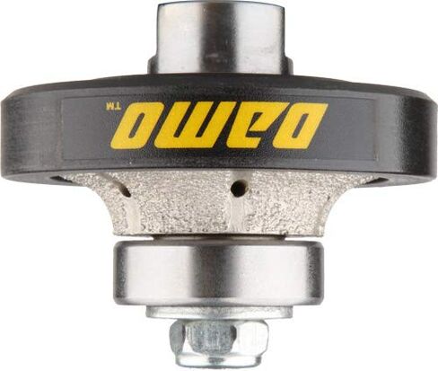 DAMO 1/4 "Demi Bullnose نصف Bullnose جولة النصف التعريفي باليد من الماس الخشن لمحة التوجيه مع 5/8-11 خيط لحافة خرسانية من الرخام in Kuwait