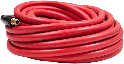 Workforce Air Hose, 3/8 in. x 25 ft., 1/4 Fittings, Rubber, Red - HRE3825RD2 in Kuwait