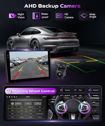 for Volkswagen Tiguan 2010 2011 2012 2013 2014 2015 Android Car Stereo 2+32G Support Wireless Carplay&Android Auto with 9 inch Touchscreen GPS Navigation Bluetooth USB WiFi FM/RDS Radio Backup Camera in Kuwait