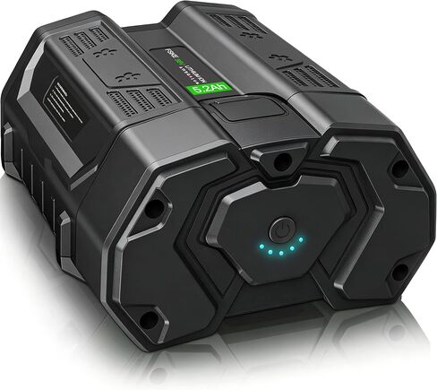 FSKE 5200mAh Replacement for EGO Battery 56V BA2800T BA2800 BA4200T | 2X Longer Runtime Compatible with EGO 56 Volt Power Tools in Kuwait