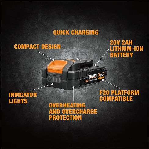 Freeman PEL2AHB 20V 2AH Lithium-Ion Replacement Slide Battery for Cordless Tools in Kuwait