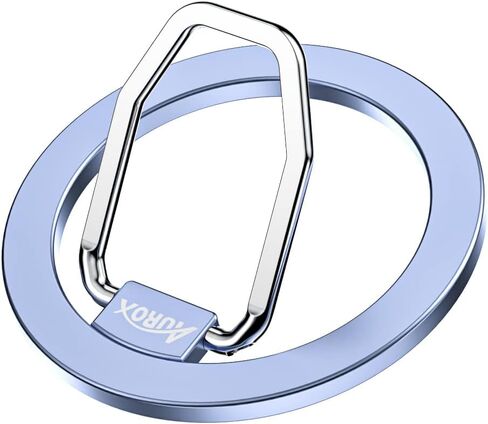 AUROX Magnetic Phone Ring Holder for Magsafe Phone Grip Adjustable Magnetic Phone Grip for MagSafe Accessories Finger Ring Grip and Stand for iPhone 14 13 12【Removable for Wireless Charging】(Pink) in Kuwait