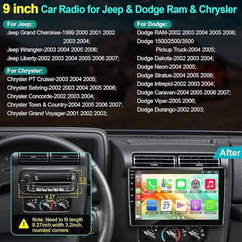 Double Din Car Stereo with Carplay&Android Auto,7 Inch HD Touchscreen Car Radio Support CD DVD Player,Bluetooth,Backup Camera,Mirror Link,SWC,Subwoofer,USB/TF/AUX Input, AM/FM Car Stereo Receiver in Kuwait