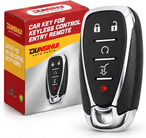 DUNSIHUI HYQ4EA Car Key Fob Keyless Control Entry Remote Start 5 Button SUV Vehicles Replacement Compatible with Blazer Equinox Traverse Trailblazer 5btn in Kuwait