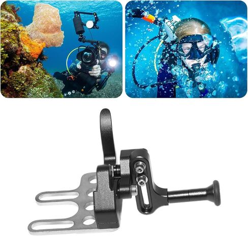 Shutter Release Extension Lever Trigger Mount Adapter for Diving Tray Stabilizer Underwater Camera Housing Handle Diving Grip for UW Camera housings Nitescuba NS10-S in Kuwait