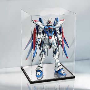 Premium Clear Acrylic Display Case with LED Lighting – Dustproof UV-Protected Showcase for Lego Venom Mask 76187, Star Wars Helmets & Figure Collectibles – Naconmlet in Kuwait