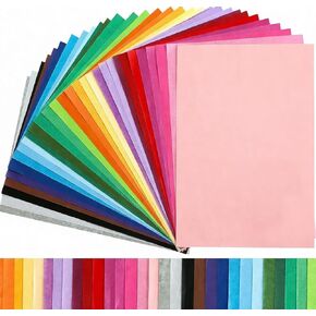 KESOTE Tissue Paper Bulk for Crafts 11.5" x 8" Assorted Colored Tissue Paper 300 Sheets 30 Colors Rainbow Tissue Paper for Holidays Christmas Halloween DIY Flower Pom Pom in Kuwait