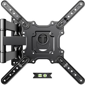 USX MOUNT Full Motion Wall Mount for 42"-82" TVs, Swivel and Tilt Bracket with Articulating 6 Arms, Max VESA 600x400mm, 120 lbs, 16" Wood Studs with Drilling Template in Kuwait