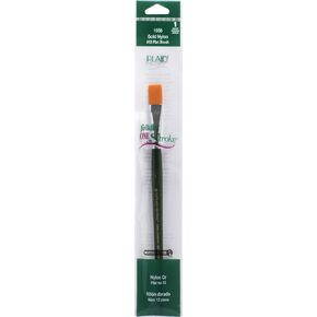 FolkArt Feather Acrylic 1293 One Stroke Paint Brush, 1/2", Multicolor in Kuwait