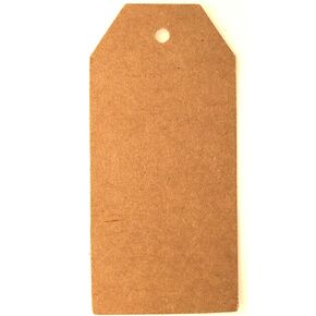 LWR CRAFTS 100 Hang Tags with Jute Twines 100ft (Kraft, 3 3/4" x 1 3/4") in Kuwait