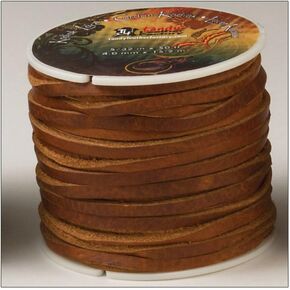 Tandy Leather Kodiak Lace 5/32" x 50 ft (4 mm x 15.2 m) Tan 5075-03 in Kuwait