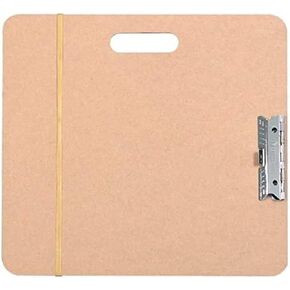 ALVIN Artist Sketch Board with Cutout Handle 15" x 16" Model SB1516 - Portable Drawing Board is Ideal for School and Studio Use, Made of Extra Rigid Masonite, Includes Firm Spring Clips - 15 x 16 Inch in Kuwait