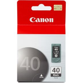 Canon PG-40 Genuine Black Ink Cartridge Twin Pack (2 Black Cartridges), Compatible with iP2600/1800/1700/1600, MX310/300, MP470/460/450/210/170/160/150/140/180/190, JX200/210P in Kuwait