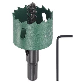uxcell Bi-Metal Hole Saw 1-9/16" (40mm) HSS(High Speed Steel) Hole Cutter Drill Bit for Cutting Metal Wood Plastic PVC Board in Kuwait
