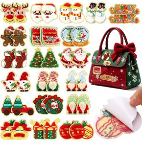 Jspupifip 40 Pcs Cute Chenille Embroidered Patches,Self Adhesive Glitter Chenille Rainbow Heart Iron Stick on Letters Patches Applique Sew Fabric Stickers for Backpacks Clothes Hat Repair Decor in Kuwait