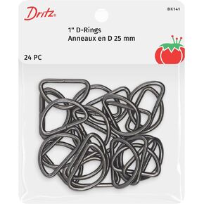 Dritz Swivel Hooks & D Rings 1/2in Antique Brass Bag & Tote Accessories, 1/2", 12ct in Kuwait