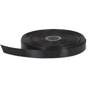 Gold Satin Ribbon, 1 inch x 50 Yards, Double Face Solid Color, Thick and Durable Ribbon Roll, 100% Polyester Ribbon for Gift Wrapping, Crafts, Hair and Multiple Decorations in Kuwait