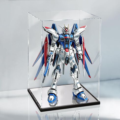 Premium Clear Acrylic Display Case with LED Lighting – Dustproof UV-Protected Showcase for Lego Venom Mask 76187, Star Wars Helmets & Figure Collectibles – Naconmlet in Kuwait