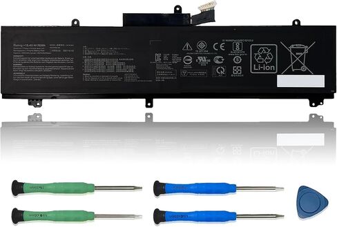 VANPIR C41N1837 Laptop Battery 15.4V 76Wh 4940mAh Replacement for Asus ROG Zephyrus GA502DU GA502GU GU502DU GU502GU GU502GV GU532GU GU532GV GX502GV GX502GW GX532GV GX532GW Series 0B200-03380100 in Kuwait