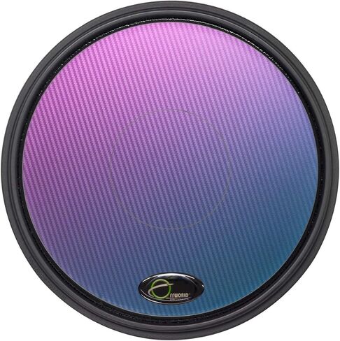 Offworld Percussion Invader V3 Practice Pad with Black Rim and Blue Chameleon Laminate Surface in Kuwait