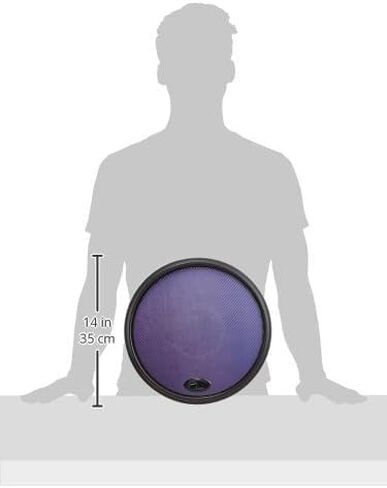 Offworld Percussion Invader V3 Practice Pad with Black Rim and Blue Chameleon Laminate Surface in Kuwait