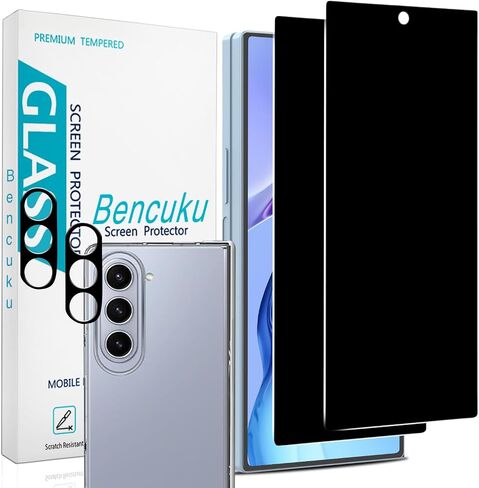 Bencuku by HPTech (2 Pack) Designed For Samsung Galaxy A23 / Galaxy A23 5G Tempered Glass Screen Protector, Anti Scratch, Bubble Free, Case Friendly in Kuwait