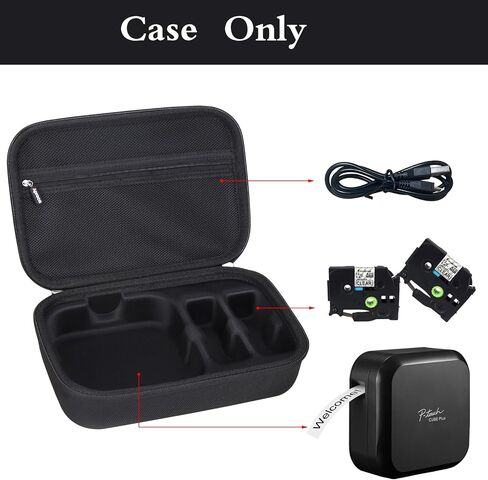 Aproca Hard Storage Carry Travel Case for Brother P-Touch Cube Plus PT-P710BT Versatile Label Maker in Kuwait