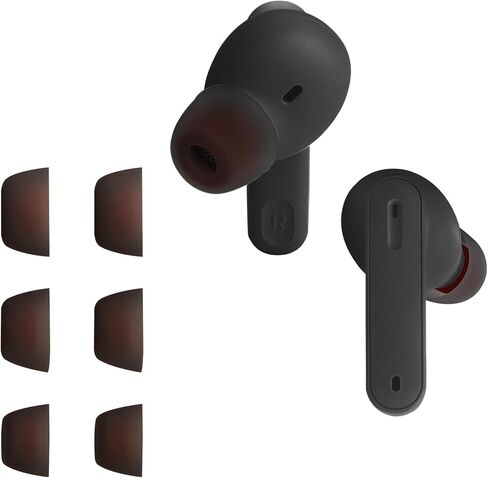kwmobile 6X Replacement Ear Tips Compatible with JBL Tune 230 NC TWS / T230NC - Silicone Tips for Earphones - Blue in Kuwait