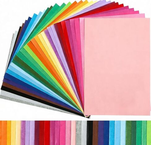 KESOTE Tissue Paper Bulk for Crafts 11.5" x 8" Assorted Colored Tissue Paper 300 Sheets 30 Colors Rainbow Tissue Paper for Holidays Christmas Halloween DIY Flower Pom Pom in Kuwait