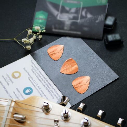 Guitar Picks Holder with 3pcs Guitar Picks Medium Christmas Gifts for Dad from Daughter Sons-Best Dad Ever in Kuwait