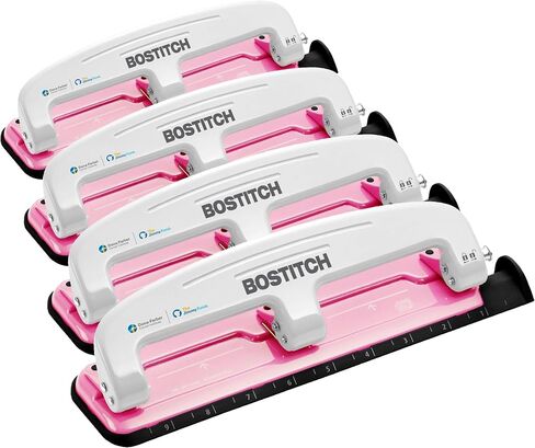 Bostitch Office PaperPro inPRESS 40 Reduced Effort 3-Hole Punch, 40 Sheets, Silver (2240) in Kuwait
