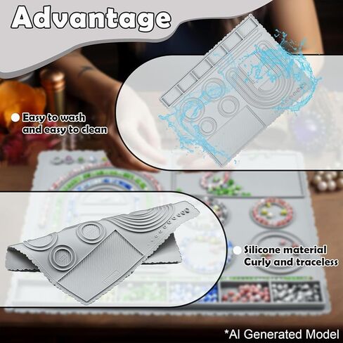 knana Bead Boards for Jewelry Making - Bracelet Bead Board Beading Trays Jewelry Design Mat for Making Bracelets, Necklaces, DIY Design (Pink) in Kuwait