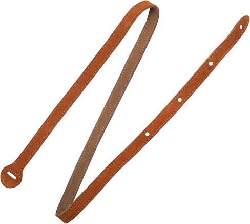 Levy's Leathers MS19-BRN Hand-Brushed Suede Mandolin Strap, Brown in Kuwait
