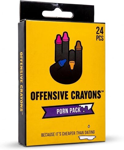 "Offensive-ISH" Edition Adult Crayons in Kuwait