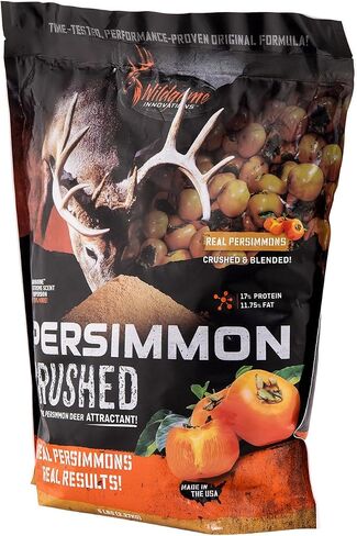 Wildgame Innovations Persimmon Crush Attractant 5-lb. Bag, Orange, 9X16X5 5lbs (00422) in Kuwait