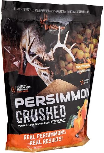 Wildgame Innovations Persimmon Crush Attractant 5-lb. Bag, Orange, 9X16X5 5lbs (00422) in Kuwait