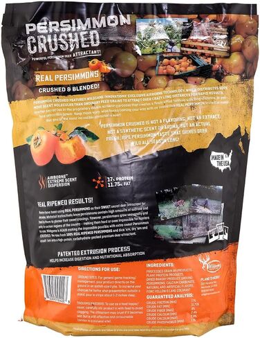 Wildgame Innovations Persimmon Crush Attractant 5-lb. Bag, Orange, 9X16X5 5lbs (00422) in Kuwait