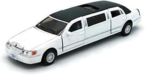 Kinsmart 1/38 Scale Diecast 1999 Lincoln Town Car Stretch Limousine in Color White in Kuwait