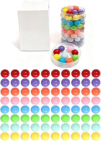 80pcs Chinese Checker Game Replacement Balls,8 Colors 14mm Acrylic Game Marbles for Marble Run, Marbles Game,Aggravation Game,Traditional Marbles Games in Kuwait