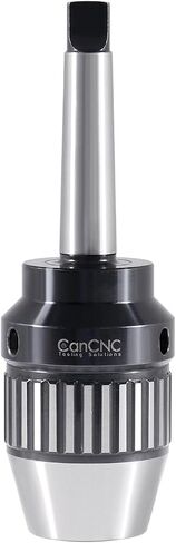 CanCNC Tooling Solutions 1/16-1/2" MT3 Precision Keyless Drill Chuck, Heavy-Duty with Integrated Shank, Titanium Jaws, 0537-1203 in Kuwait