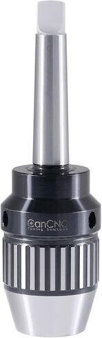 CanCNC Tooling Solutions 1/16-1/2" MT3 Precision Keyless Drill Chuck, Heavy-Duty with Integrated Shank, Titanium Jaws, 0537-1203 in Kuwait