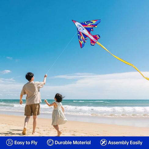Mint's Colorful Life Airplane Kite for Kids & Adults Easy to Fly in Kuwait